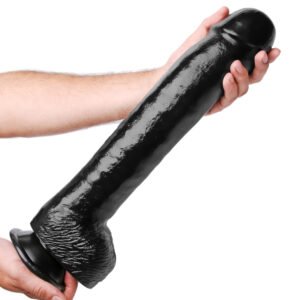 AC222 The Black Destroyer Huge 17 Inch Dildo