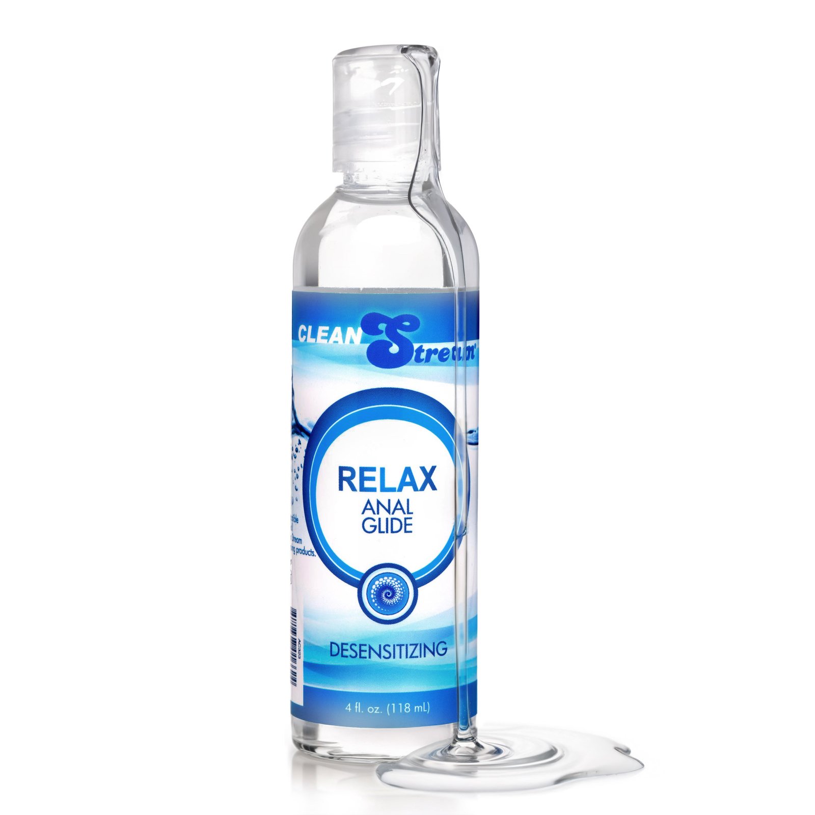 AC323_AMZN_MAIN AC323 CleanStream Relax Desensitizing Anal Lube 4 oz