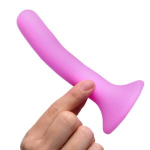 AE901-Pink Pink Silicone Strap-On Dildo - Small