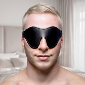 AE924 Black Fleece Lined Blindfold