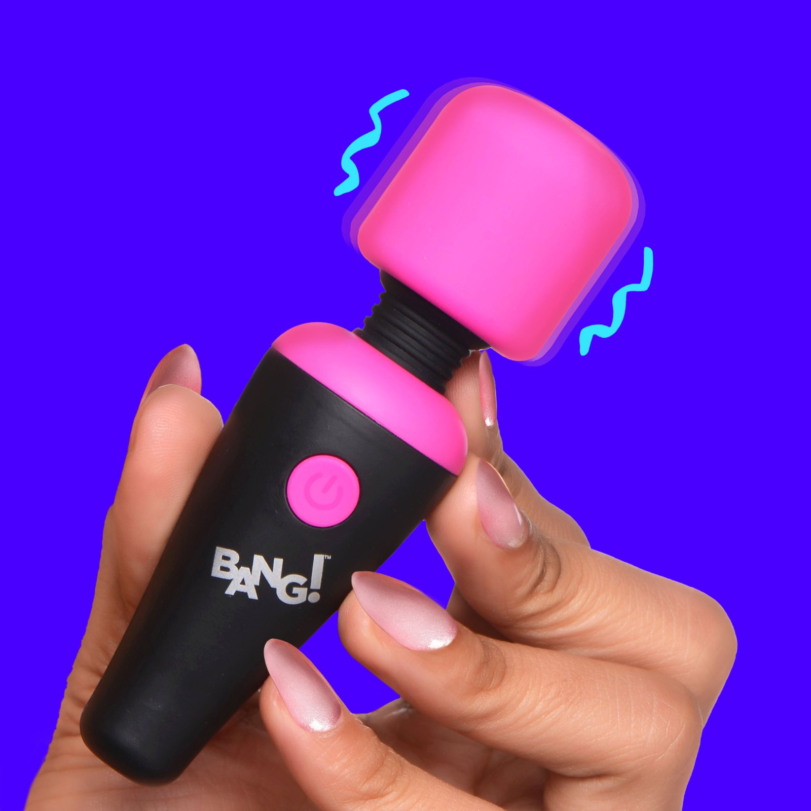 AG786-Pink_STD-MAIN_W AG786-Pink 10X Ultra Powerful Silicone Mini Wand - Pink