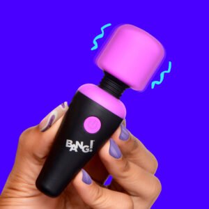 AG786-Purple 10X Ultra Powerful Silicone Mini Wand - Purple