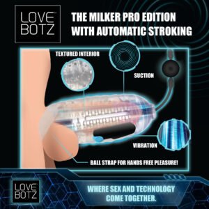 AG790 The Milker Pro Edition with Automatic Stroking, Suction and Vibration
