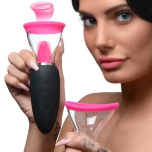 AG797 Lickgasm Mini 10X Silicone Licking and Sucking Stimulator
