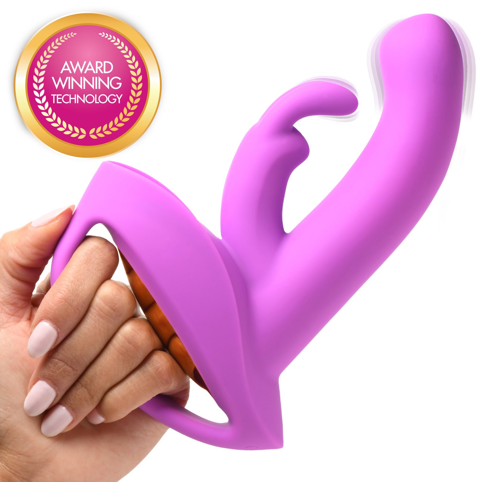 AH106_STD-MAIN AH106 12X Come-Hither Rocker Silicone Vibrator