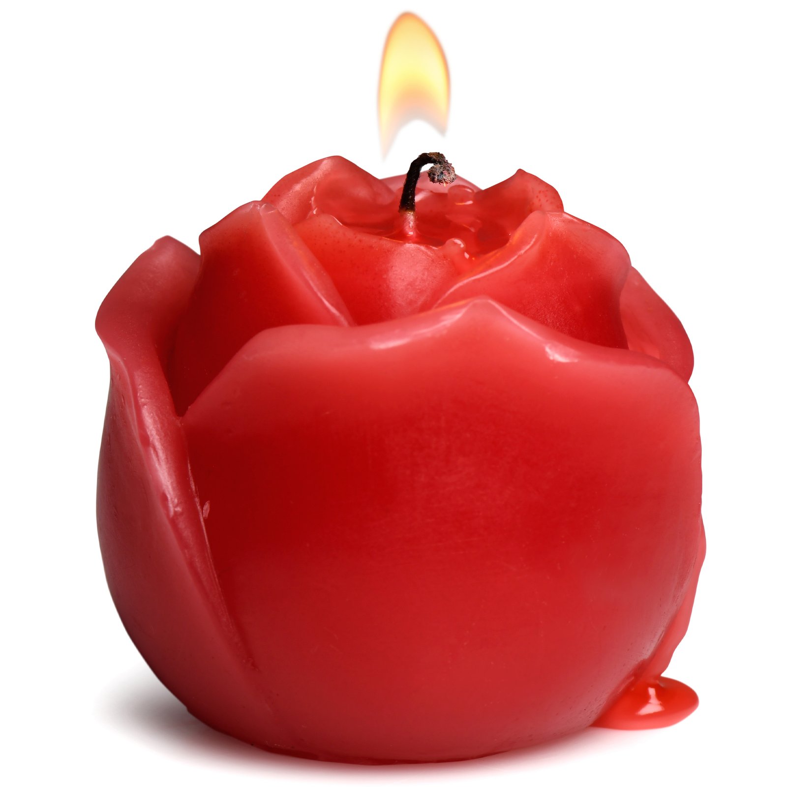 AH234-MAIN AH234 Flaming Rose Drip Candle