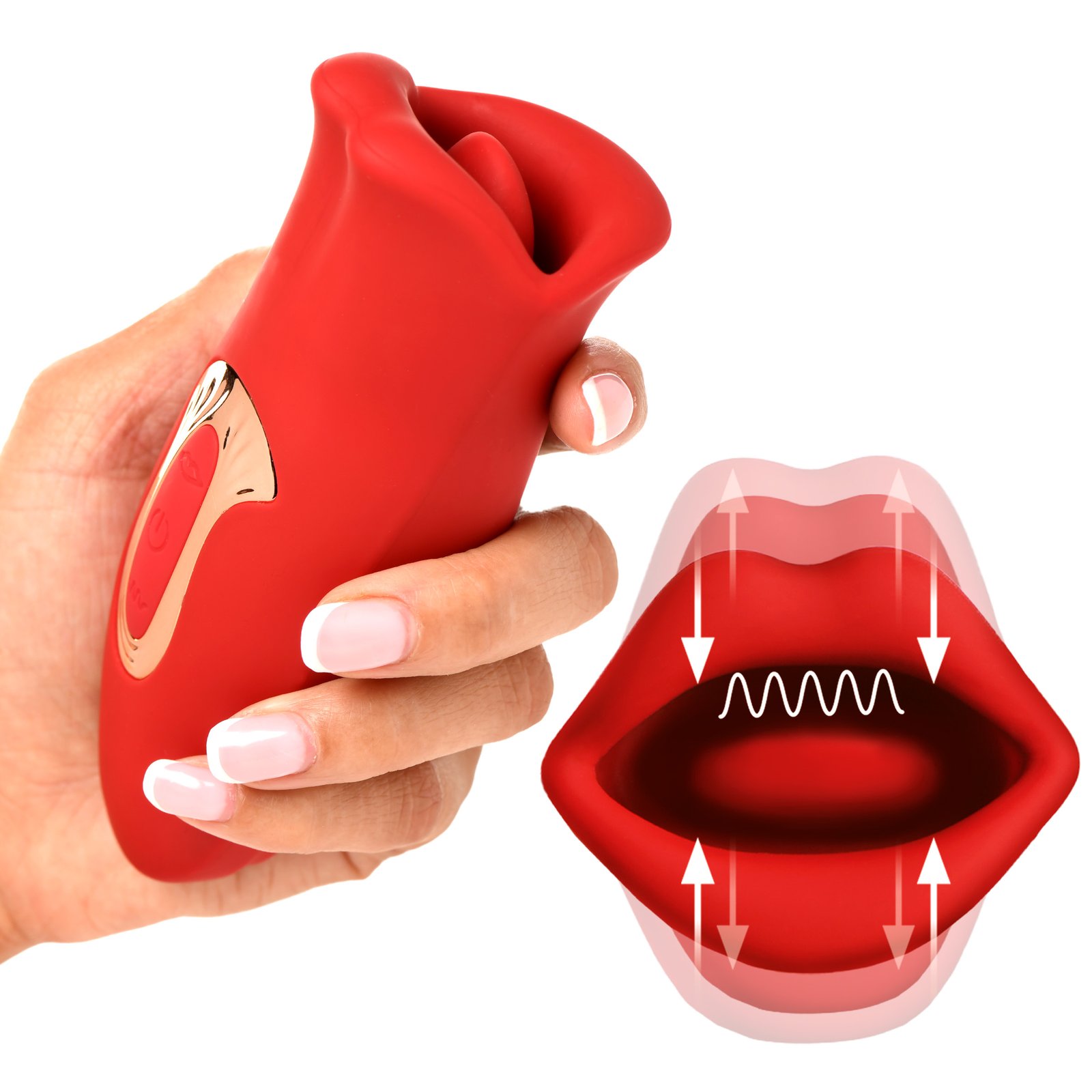 AH247_STD-MAIN_2 AH247 Kiss and Tell Mini Kissing and Vibrating Clitoral Stimulator