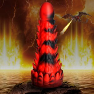 AH267 Demon Rising Scaly Dragon Silicone Dildo
