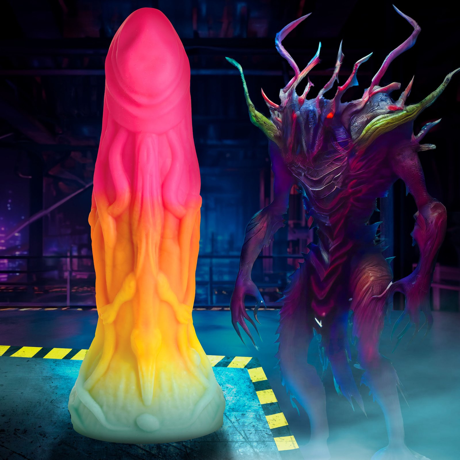 AH286_STD-MAIN AH286 Shape Shifter Alien Silicone Dildo