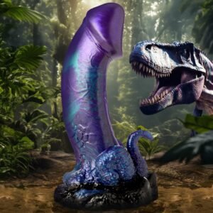 AH304-Large Dino-Dick Silicone Dildo - Large