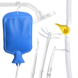AH319 Deluxe Shower Enema Kit with 5 Tips