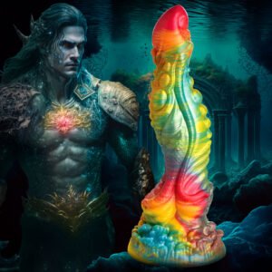 AH322 Majestic Merman Silicone Dildo