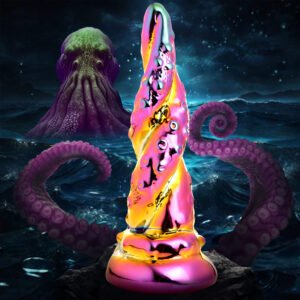 AH330 Enchantress Rainbow Glass Dildo