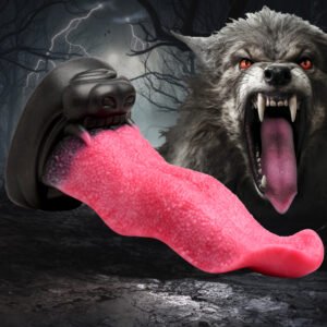 AH355 Wolf's Lick Silicone Dildo