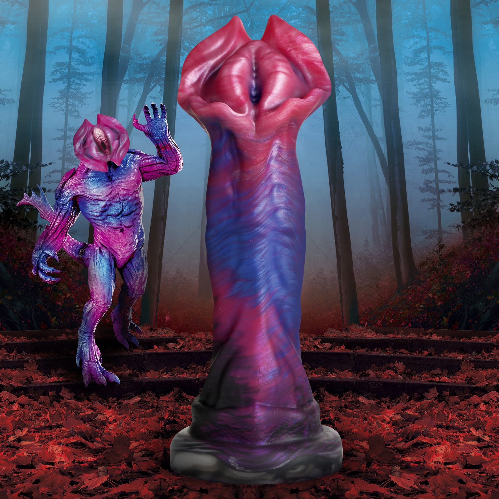AH357_STD-MAIN AH357 Demogorgon Silicone Dildo