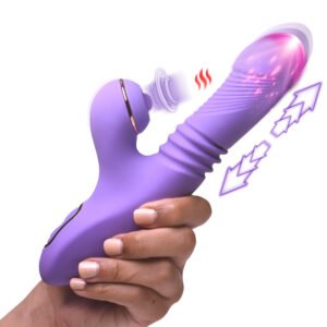 AH361 Pro-Thrust Max 14X Thrusting and Pulsing Silicone Rabbit