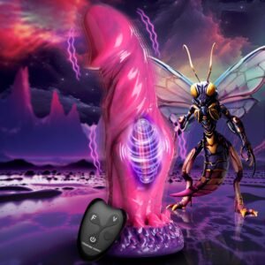 AH362 Xenox Vibrating Silicone Dildo with Remote