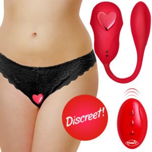 AH369 Double Love Connection Silicone Panty Vibe with Remote Control
