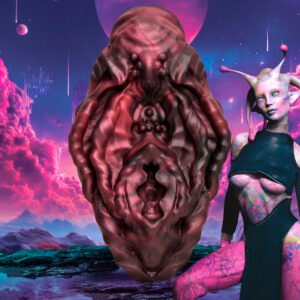 AH379 Xeno Pussy Vulva Silicone Grinder
