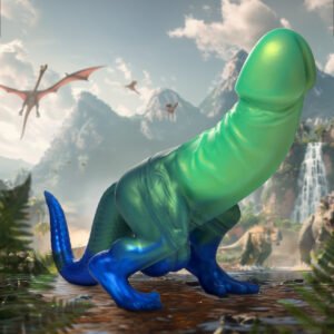 AH392 Jurassic Cock Dinosaur Silicone Dildo