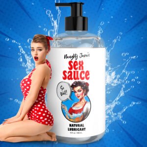 AH396-16oz Naughty Jane's Sex Sauce Natural Lubricant - 16oz