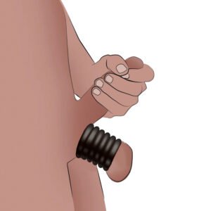 AH423-Black Ball Stack Ball Stretcher - Black