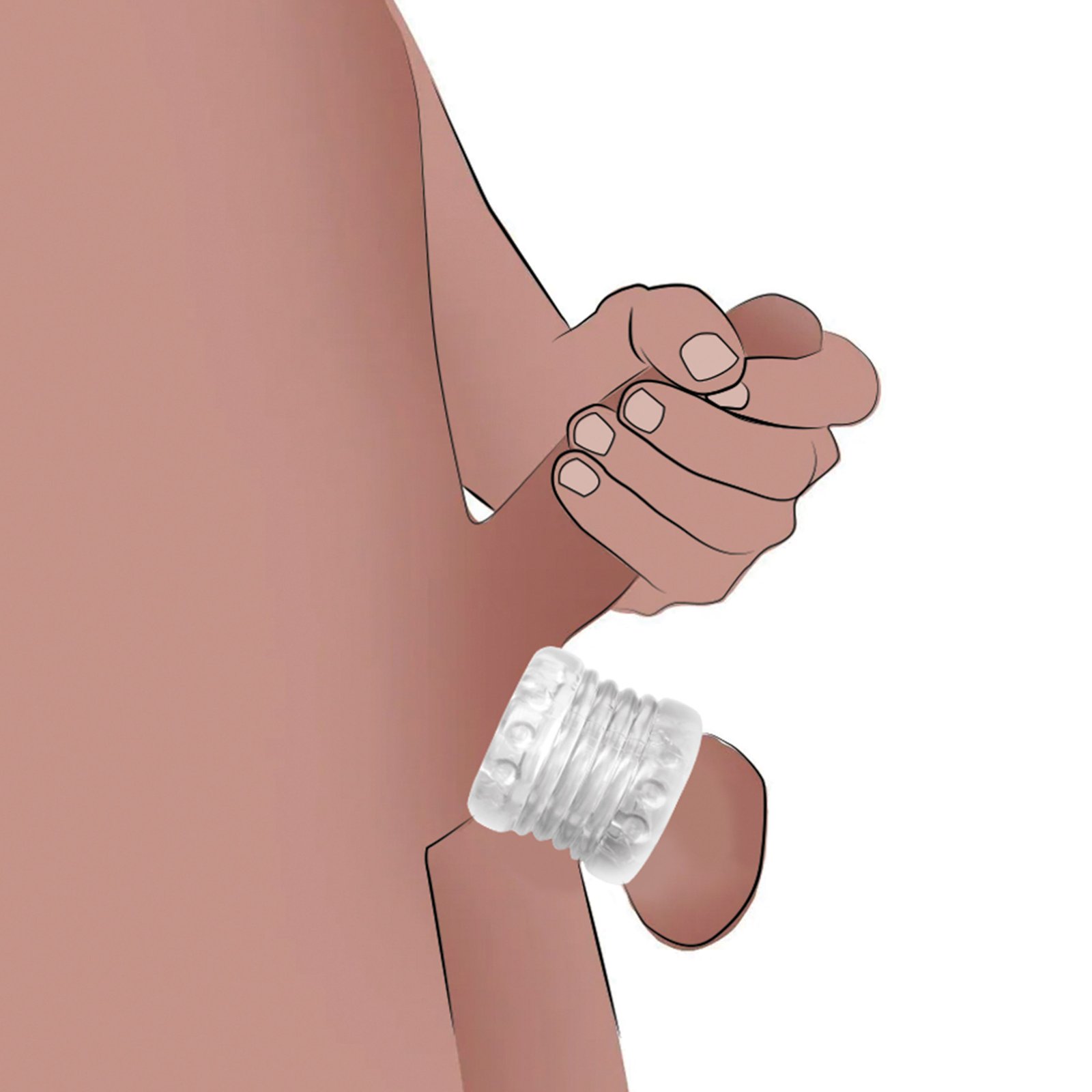 AH423-Clear_AMZN-MAIN AH423-Clear Ball Stack Ball Stretcher - Clear