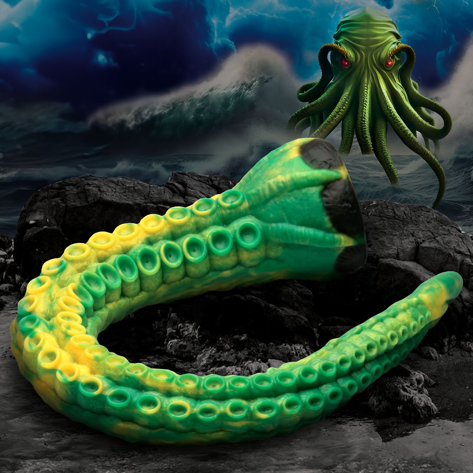 AH430_STD-MAIN AH430 Titan Tentacle Extra Long Silicone Dildo