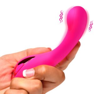 AH432-Pink G-Spot Silicone Vibrator - Pink