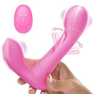 AH447 G-Flick G-Spot Flicking Silicone Vibrator with Remote