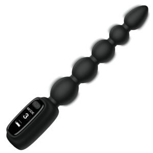 AH448 Silicone Anal Beads with Digital Display