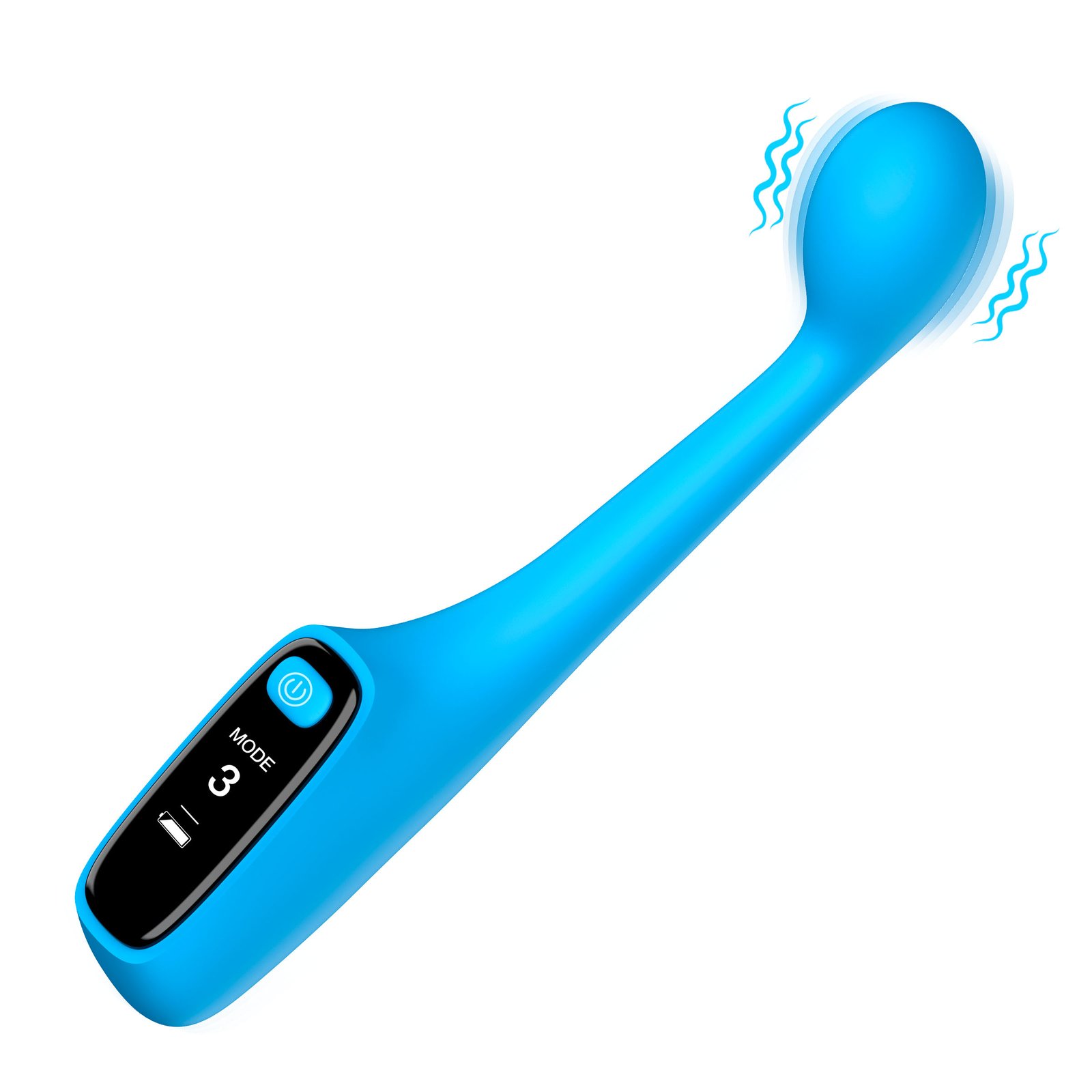 AH449_AMZN_MAIN AH449 Silicone G-spot Vibrator with Digital Display
