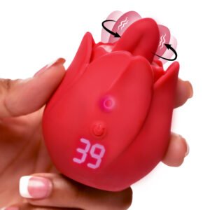 AH457 Rose Kisser Licking and Vibrating Digital Clitoral Stimulator