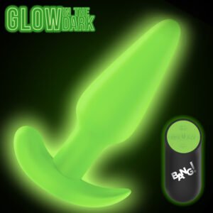 AH459 Glow-in-the-Dark Silicone Butt Plug