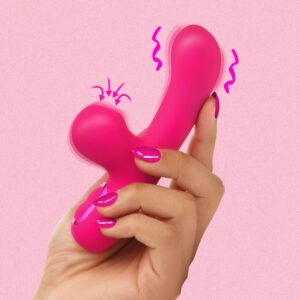 AH476 Mini Suction Silicone G-Spot Rabbit Vibrator