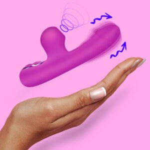AH477 Mini Suction Silicone Rabbit Vibrator