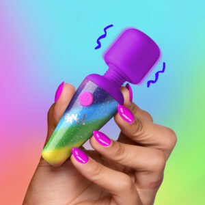 AH504 Rainbow Mini Silicone Wand