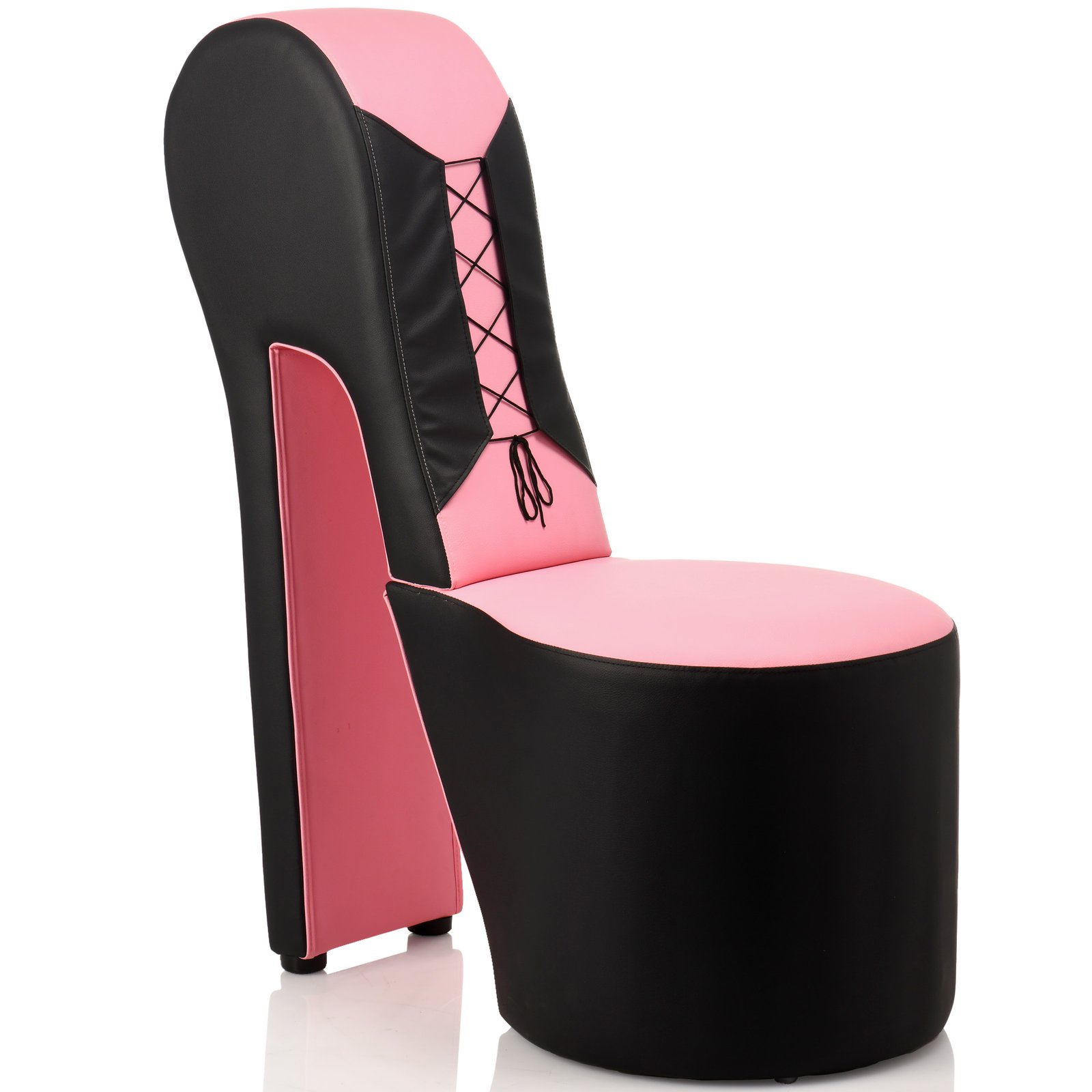 AH514-Pink_AMZN-MAIN AH514-Pink Stiletto Corset Chair - Pink