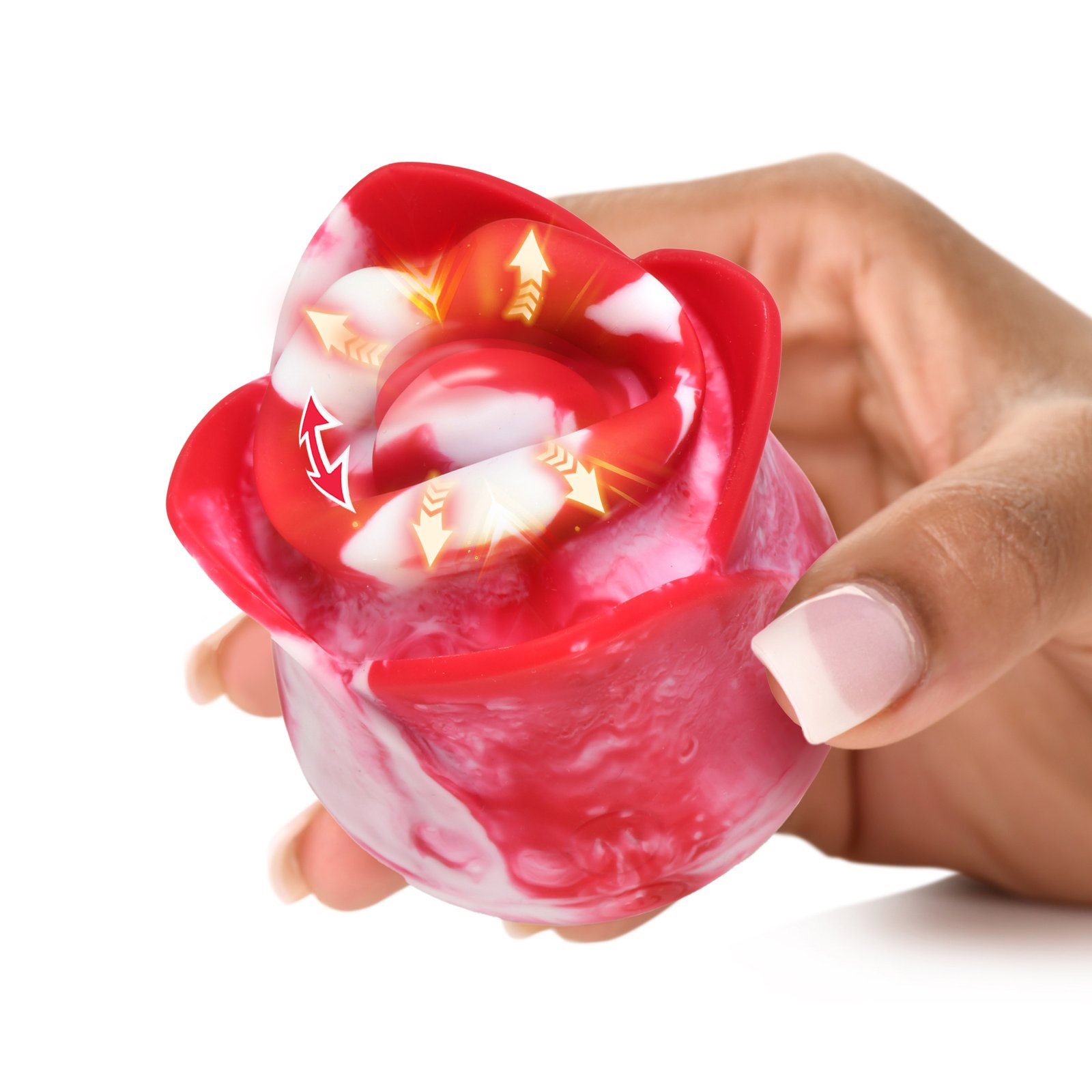 AH518_SWIRL_STD-MAIN AH518-Swirl Sweet Kiss Kissing and Vibrating Clitoral Stimulator - Swirl