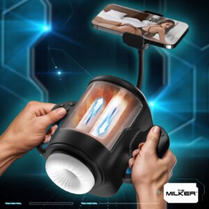 AH534 Cyber Milker Stroking & Vibrating Masturbator