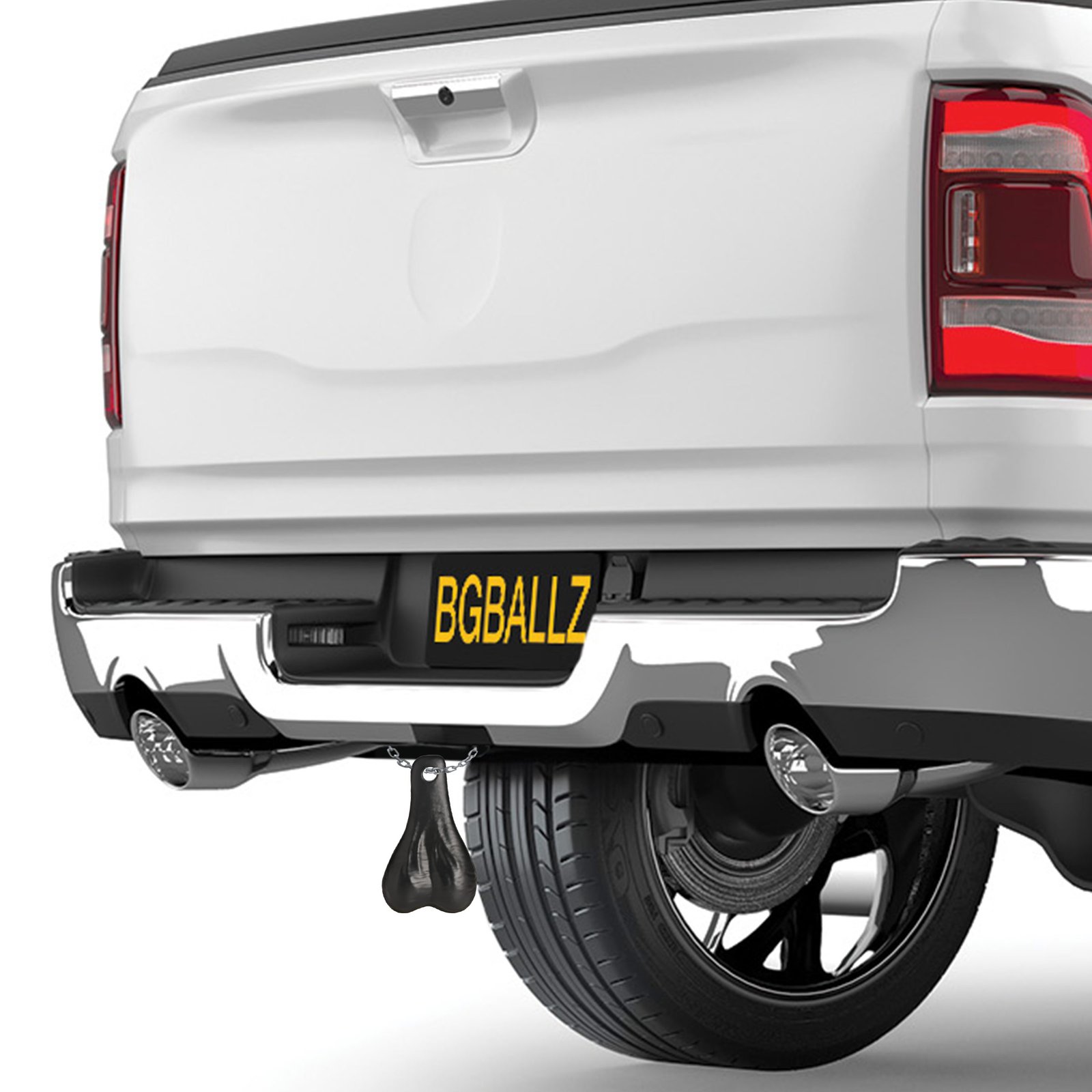 AH536-Black AH536-Black Truck Nuts - Black