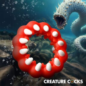 AH556 Fangs Silicone Cock Ring