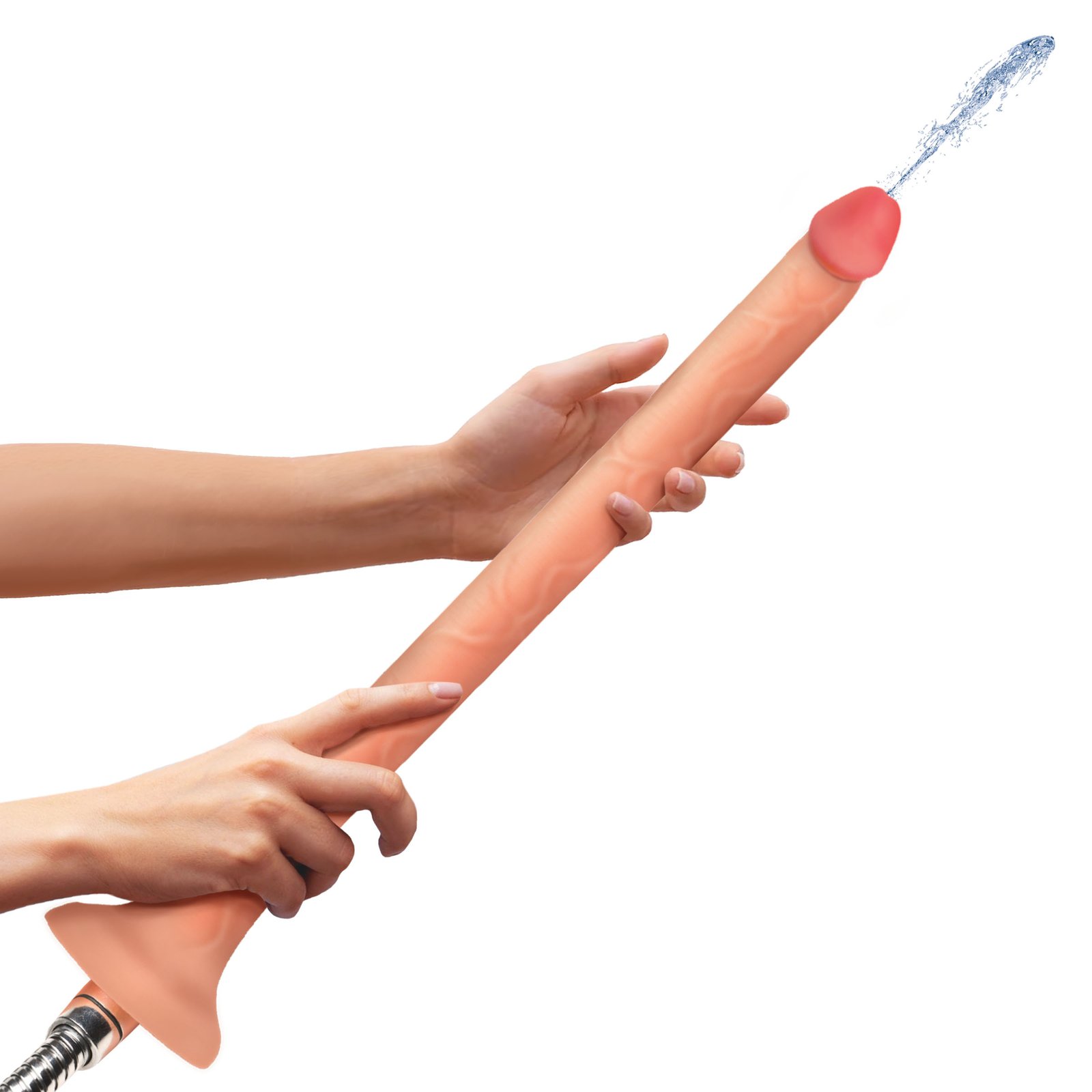 AH558_STD-MAIN_W AH558 12" Slim Silicone Enema Hose