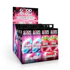 AH591 Oral Sensation Flavor Gel POP Display Strawberry/Cotton Candy