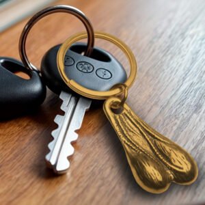 AH623 Big Ballers Brass Nuts Keychain