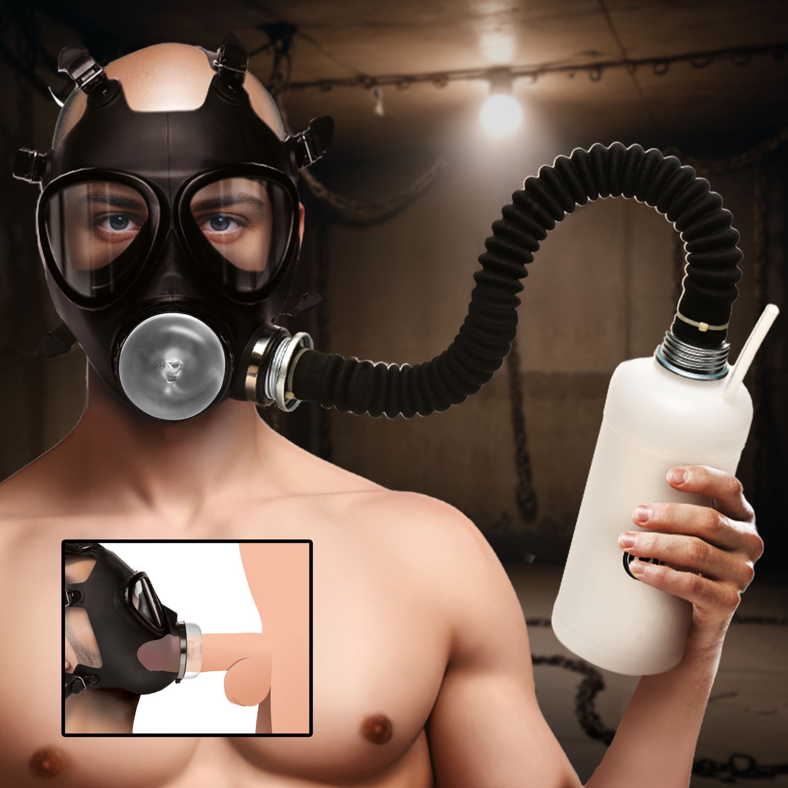 AH641_MAIN_STD AH641 Overload Stroker Gas Mask Kit