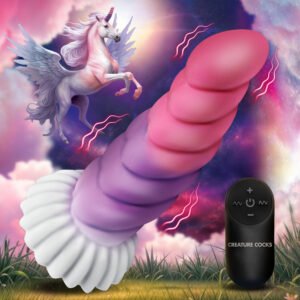 AH647 Cloud Rider Unicorn Silicone Dildo