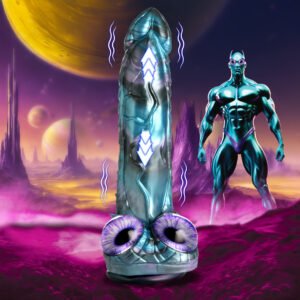 AH686 Astro-Thrust Thrusting and Vibrating Silicone Dildo