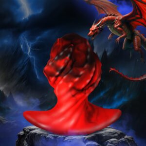 AH695-Large Dragonspawn Silicone Butt Plug - Large