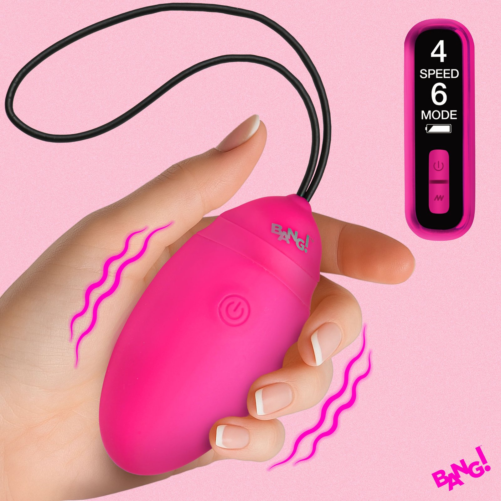AH746-Pink_STD-MAIN AH746 Vibrating Silicone Egg with Digital Remote